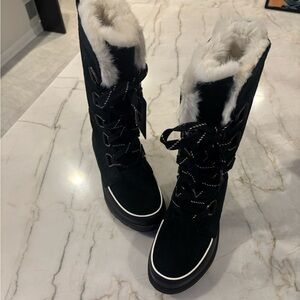 Sorel Black Tivoli IV waterproof boots
